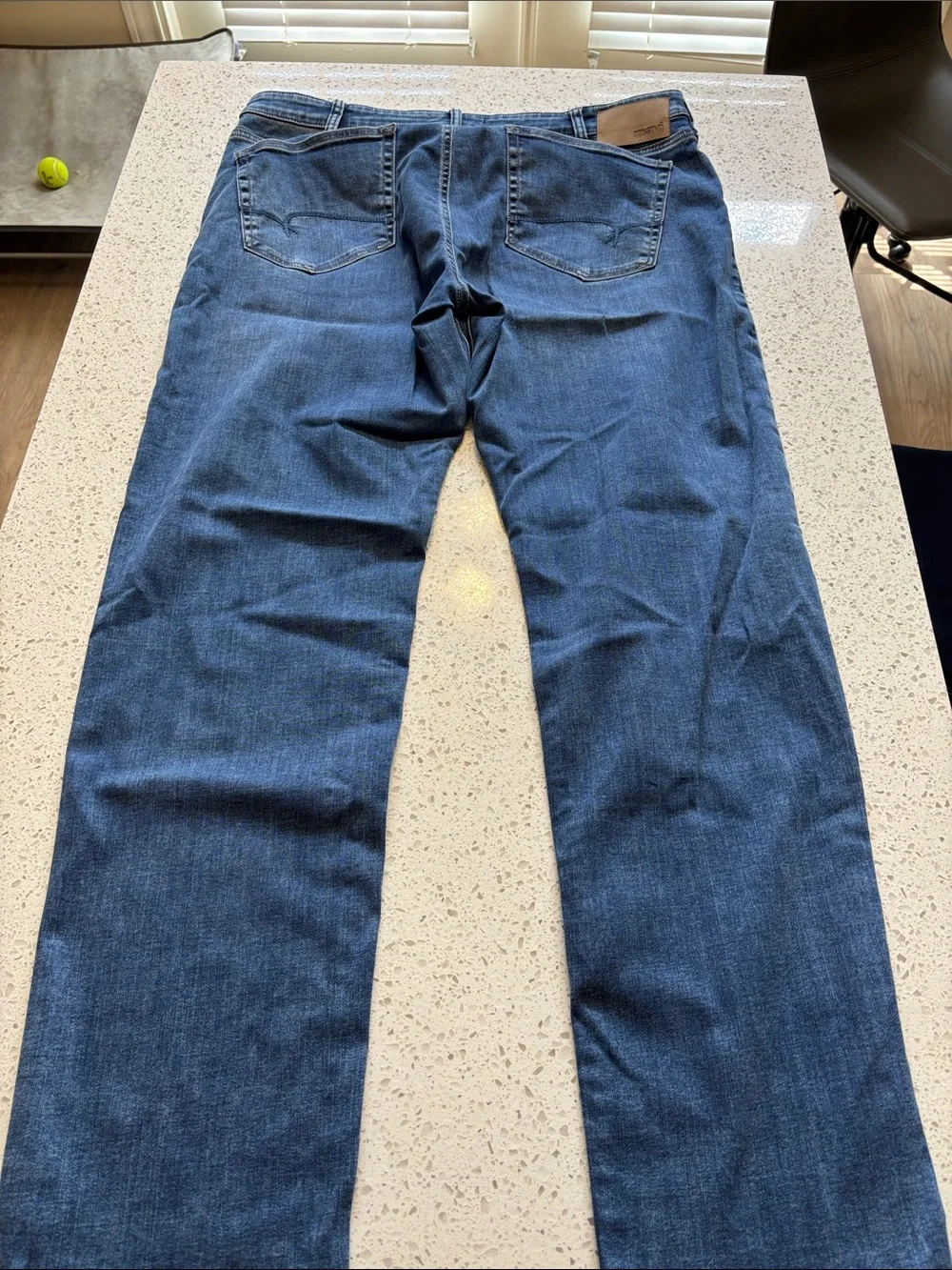 Mavi Men's Dark Blue Slim Straight Jeans 38x34